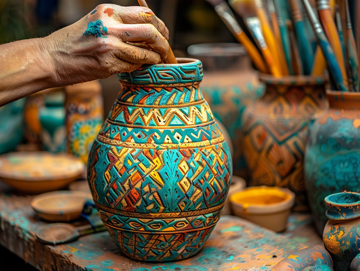 peinture argile