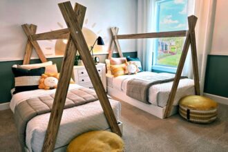Des lits pour enfants style tipi