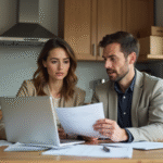 Femme organisée planifiant un déménagement à la maison
