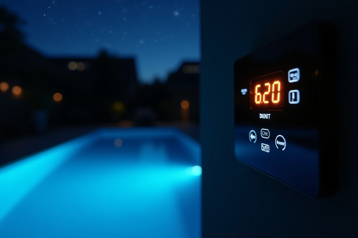 piscine nuit